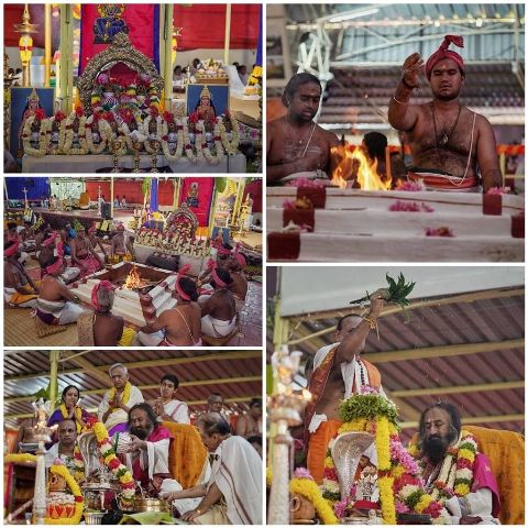 Sri Maha Rudra Homam and 02nd Kala Sri Maha Chandi yagnam.