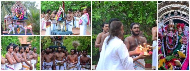 Pradosha pooja was performed @ Sri Sri Gurukulam